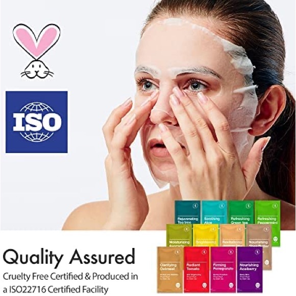 NEW 12 pack ‘GLAM UP’ Sheet Masks - Picture 4 of 7